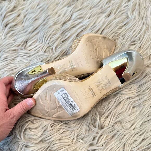 Ted Baker Metallic Gold and Silver Heels - Picture 9 of 10
